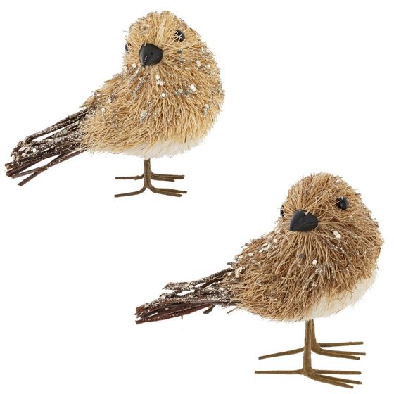 Фигурка декоративная "Птичка", L12 W6 H12 см, 2в.