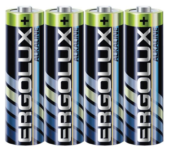 Батарейка Ergolux Alkaline LR6 SR4 AA 2800mAh (4шт) спайка