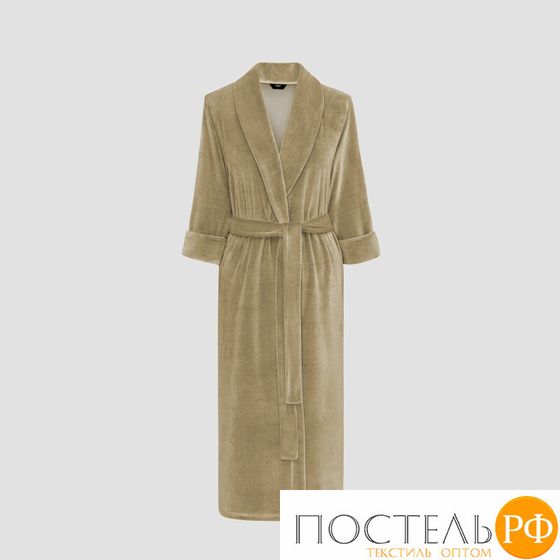 TOGAS  Халат РАНЬЕ беж Велюровый XL(50), 80% хлопок/20% поливискоза Г