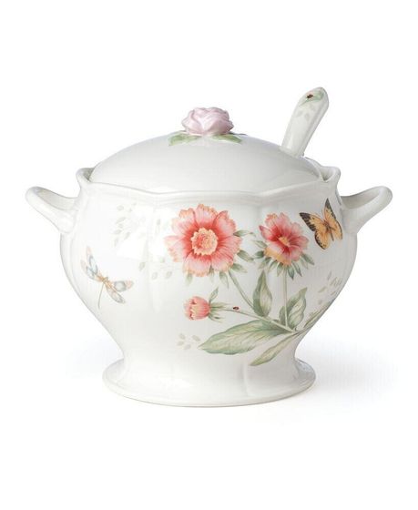 Butterfly Meadow 2-Piece Tureen Ladle Set