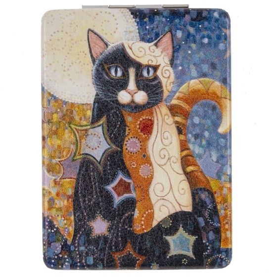 Зеркало карманное, Д6 Ш8,5 В1 см, 4в.