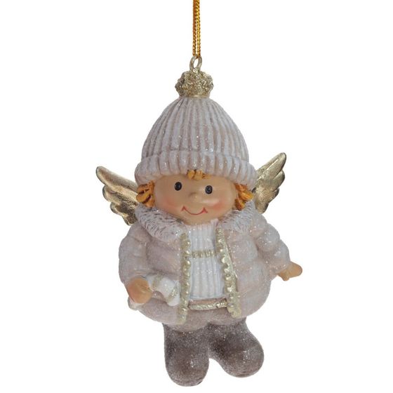Изделие декоративное подвесное &quot;Ангел&quot;, L6 W3,5 H10 см, 2в.