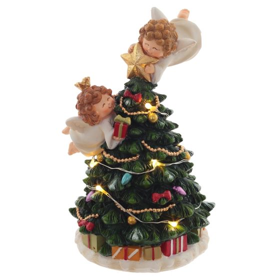 Фигурка декоративная с подсветкой &quot;Елочка&quot;, L9 W8,5 H14 см (3 x LR44.)
