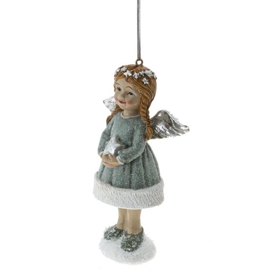 Фигурка декоративная подвесная  &quot;Ангел&quot;, L7 W5 H12 см, 2в.
