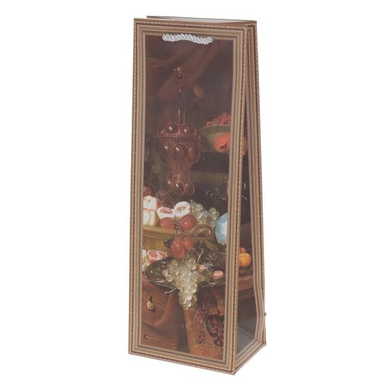 Пакет подарочный (бумага 210г/м2, блок 12шт), L12,5 W8 H36 см, 4в.