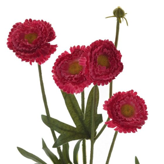 Цветок искусственный &quot;Маргаритка&quot;, L15 W7 H49 см, 2в.