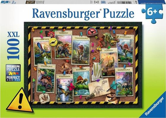 Ravensburger Puzzle 100 деталей - Коллекция динозавров