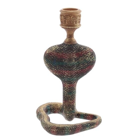 Подсвечник &quot;Змея&quot;, L10 W10 H18 см, 2в.