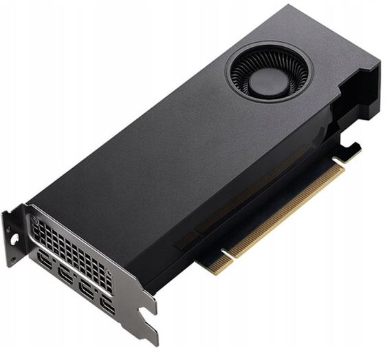 Видеокарта PNY PCI-E 4.0 VCNRTXA2000-12GB-SB NVIDIA RTX A2000 12288Mb 192 GDDR6 mDPx4 Ret low profile