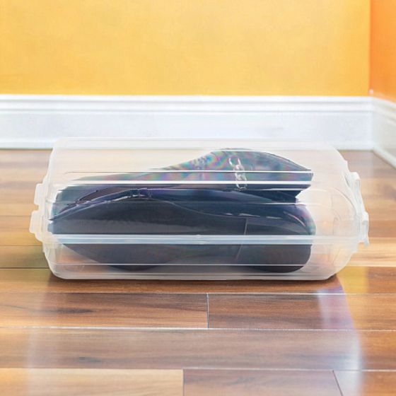 Коробка для хранения обуви 14х32х10см