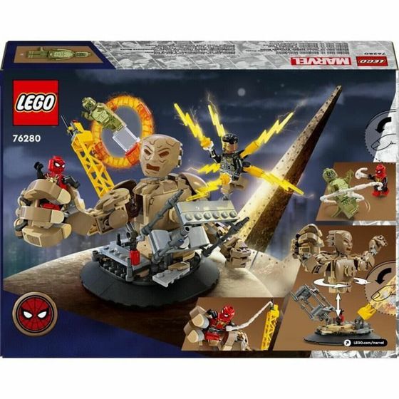Lego 76280 Человек-паук против строительного набора Sandman: Final Battle Multicolor 347 предметов