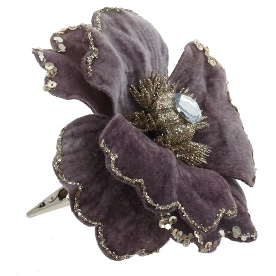 Изделие декоративное &quot;Цветок&quot; (на клипсе), L14 W14 H9 см