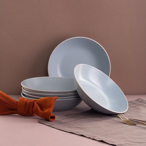 Тарелка суповая SCANDY BLUE 20.5см