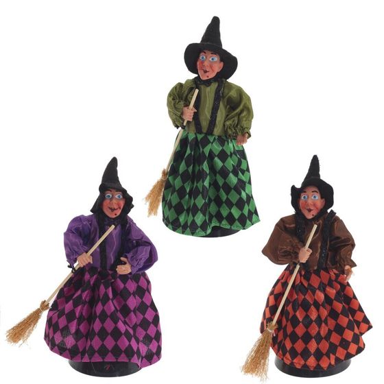 Игрушка набивная "Баба-яга", Д10 Ш10 В20 см, 1 штука, дизайн микс