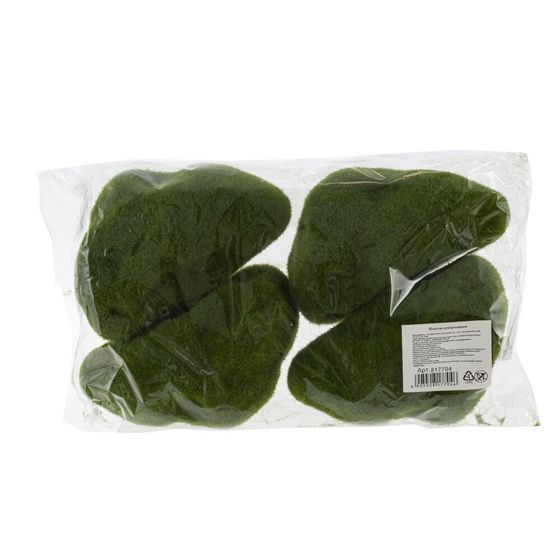 Камни декоративные, набор 4 шт, L26 W15 H6 см