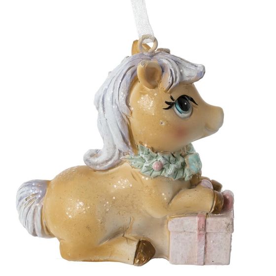 Фигурка декоративная подвесная &quot;Лошадка&quot;, L6 W3 H6,5 см