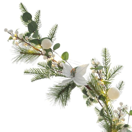 Изделие декоративное &quot;Гирлянда&quot; (подсвет, 2хАА, н/п), L157 W7 H23 см