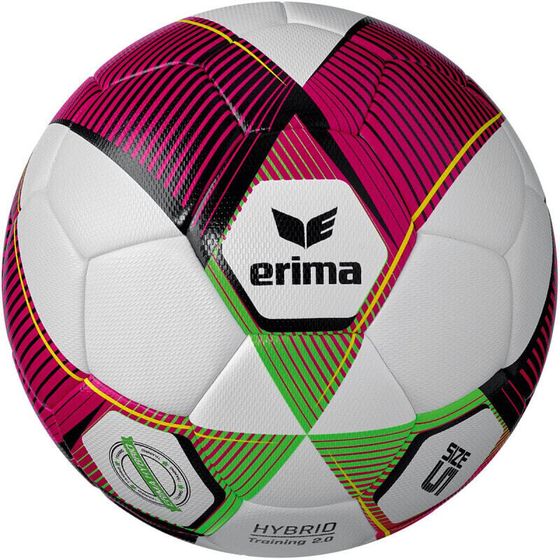 Erima 10 Ball Pack Hybrid Training 2.0 Football Size 5 Training Ball 7192416