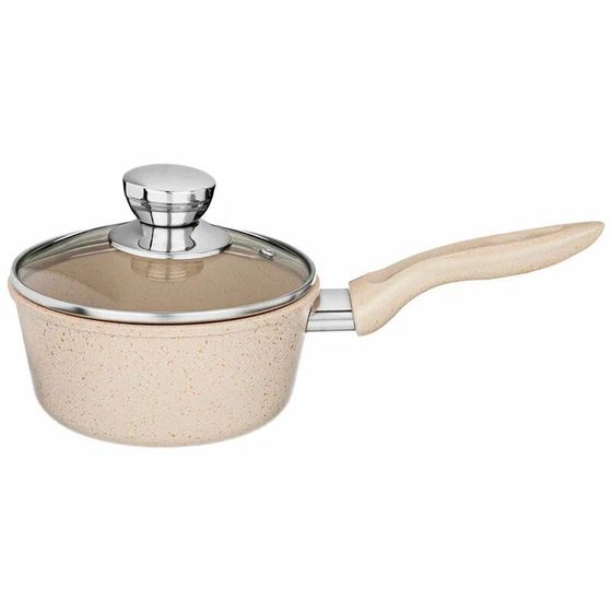 Ковш Kelli KL-4717-16 1.5л с крышкой бежевый