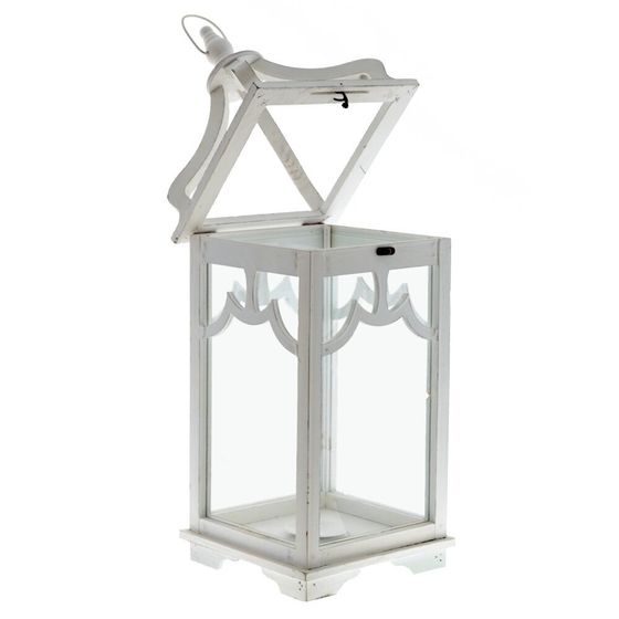Подсвечник &quot;Фонарь&quot;, L25 W25 H65 см