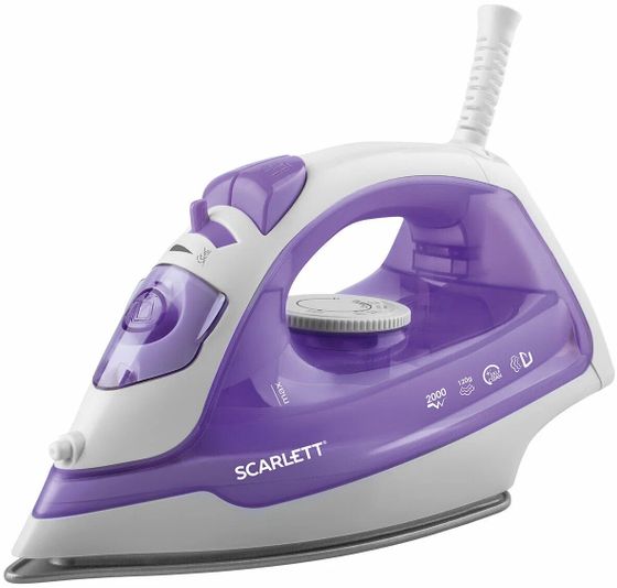 Утюг Scarlett SC-SI30P10 2000Вт фиолетовый/белый