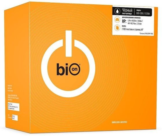 Картридж лазерный Bion C051/CF230A для HP LaserJet Pro M203d/M203dn/M203dw/MFP M227fdn/M227fdw/M227sdn; Canon imageCLASS LBP162dw/MF264dw/MF267dw/MF26