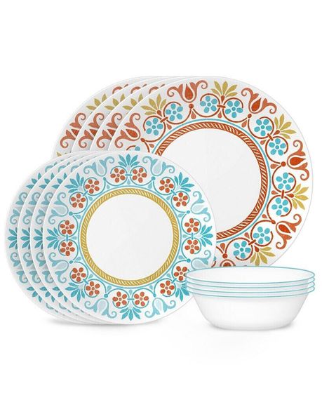 Global Collection Terracotta Dreams 12 Pc. Dinnerware Set, Service for 4