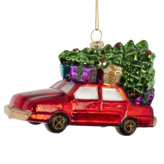 Украшение новогоднее "Машина", L12 W5 H7,5 см