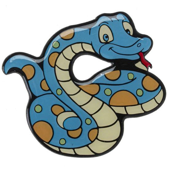 Магнит &quot;Змея&quot;, 1L7 W0,3 H7 см, 12в.