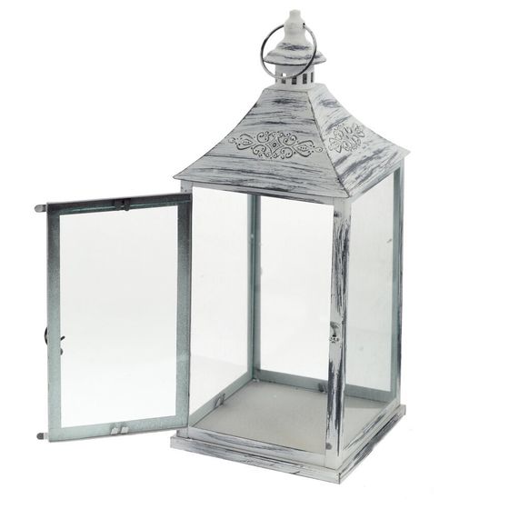 Подсвечник &quot;Фонарь&quot;, L22 W22 H55 см