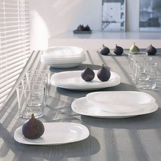 Тарелка обеденная КАРИН БЕЛЫЙ 26см