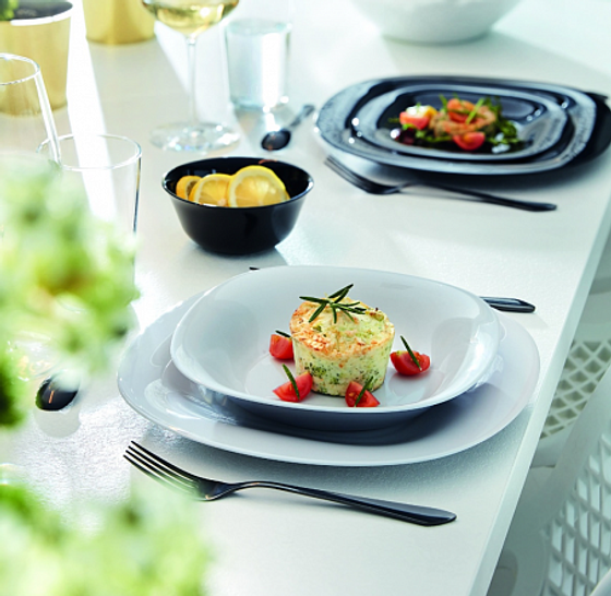 Тарелка обеденная КАРИН ГРАНИТ 27см