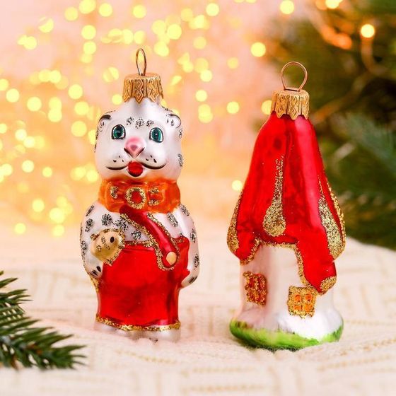 !09 Набор ёлочных игрушек &quot;Кошкин дом&quot; 2 шт, 11 см.