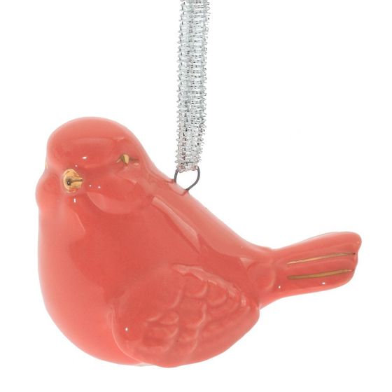 Украшение новогоднее &quot;Птичка&quot;, L6 W5 H5 см, 2в.