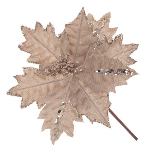 Цветок искусственный &quot;Пуансеттия&quot;, L20 W20 H20 см, 2в.