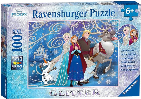 Ravensburger Puzzle Disney Frozen Glittery Snow 100 elementów (13610)