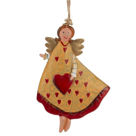 Изделие декоративное подвесное "Ангел", L7,5 W1,5 H11,5 см, 4в.