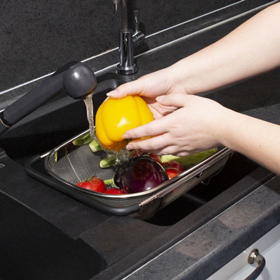 Корзина в раковину STEEL TOUCH 34х24см