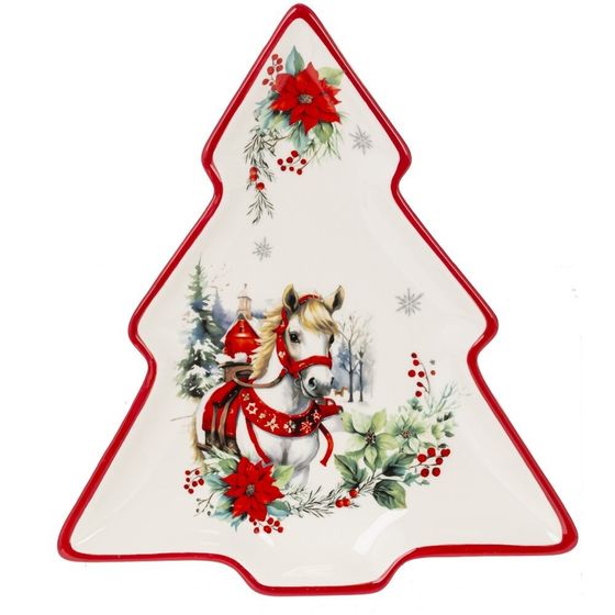 Блюдо &quot;Лошадь&quot;, L20,5 W23 H2 см