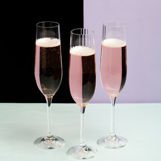 Набор бокалов для шампанского WATERFALL 6шт 190мл