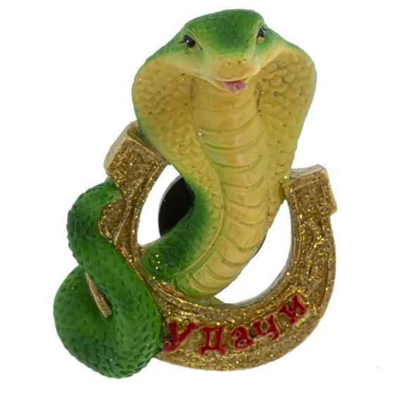 Магнит &quot;Змея&quot;, L5 W2,5 H7 см, 4в.