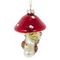 Украшение новогоднее "Гриб и ёж", L6,5 W6 H11 см