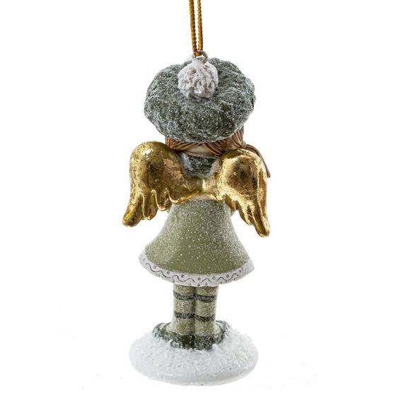 Фигурка декоративная подвесная &quot;Ангел&quot;, L4,5 W4 H11 см, 2в.