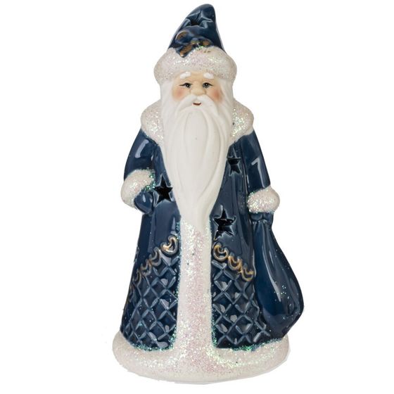 Подсвечник &quot;Дед Мороз&quot;, L9 W7,5 H16 см, 2в.