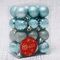 !09 Набор шаров пластик d-3 см, 24 штуки &quot;Диско ассорти&quot; цвет тиффани