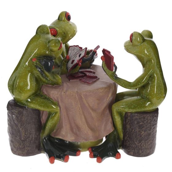 Фигурка декоративная "Лягушки", L14,5 W14 H13 см