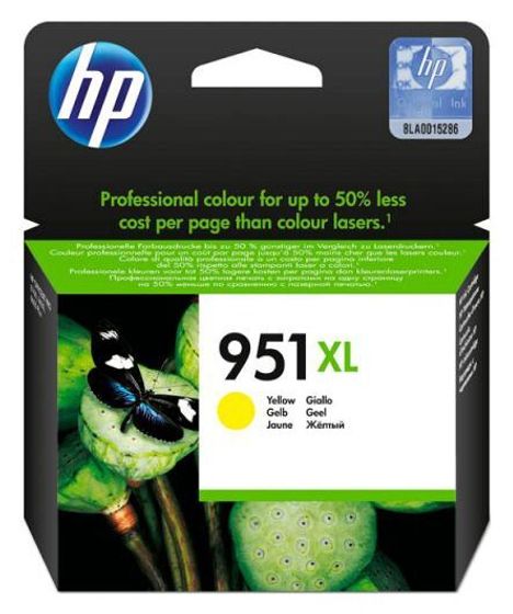 Картридж струйный HP 951XL CN048AE желтый (1500стр.) для HP OJ Pro 8100/8600