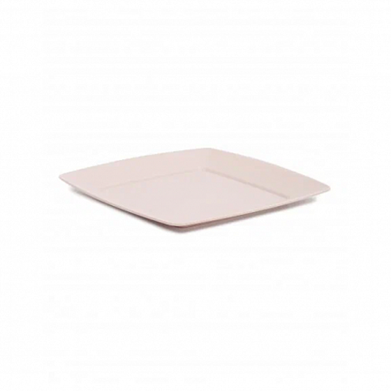 Набор тарелок обеденных SERVICE розовых 6шт 23.5см квадратных