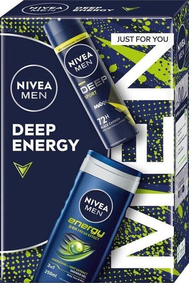 Nivea NIVEA Men Deep Energy Zestaw prezentowy (01827)