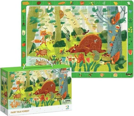 Dodo Puzzle obserwacyjne 80 Bajkowy las